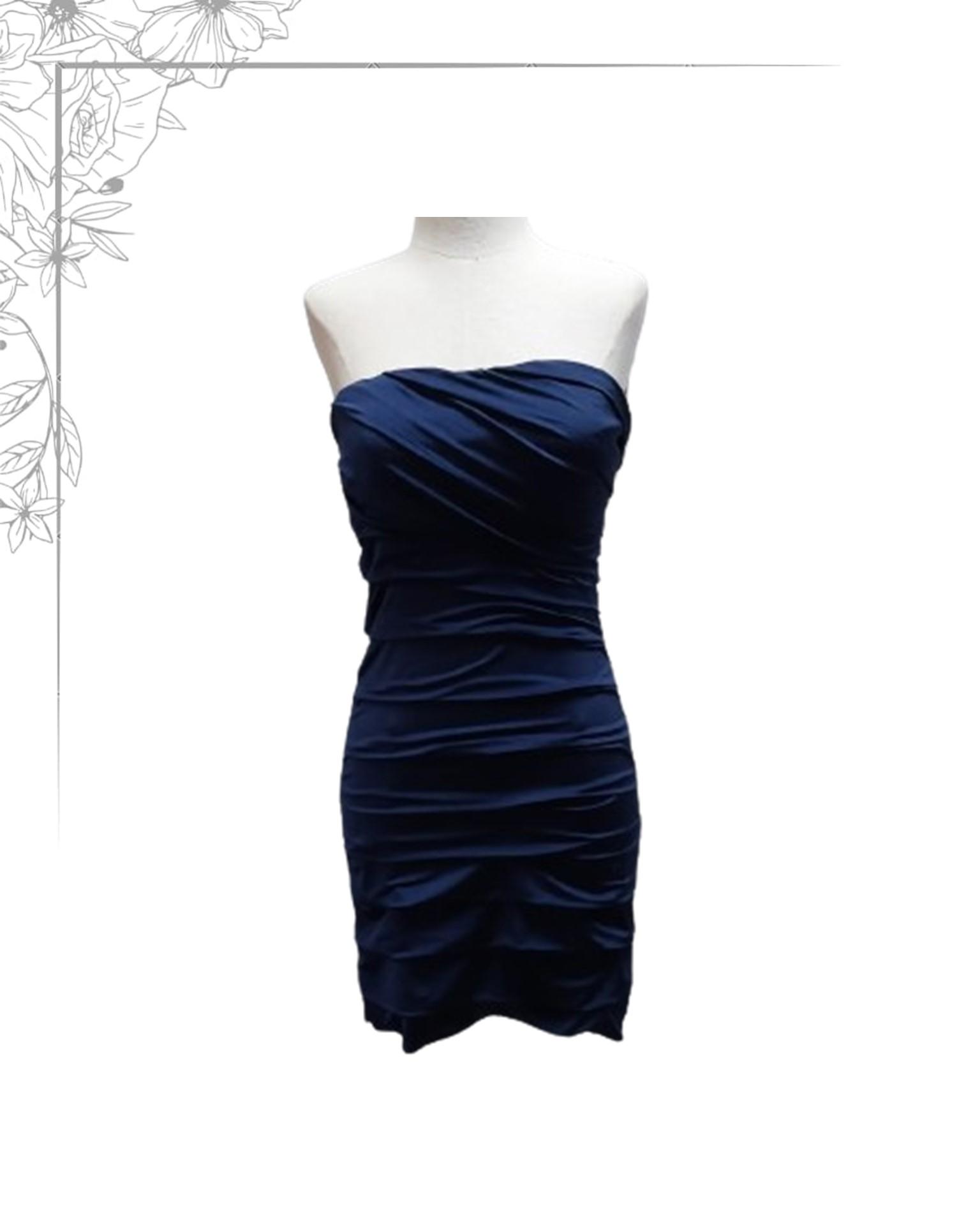 Blue cocktail dress