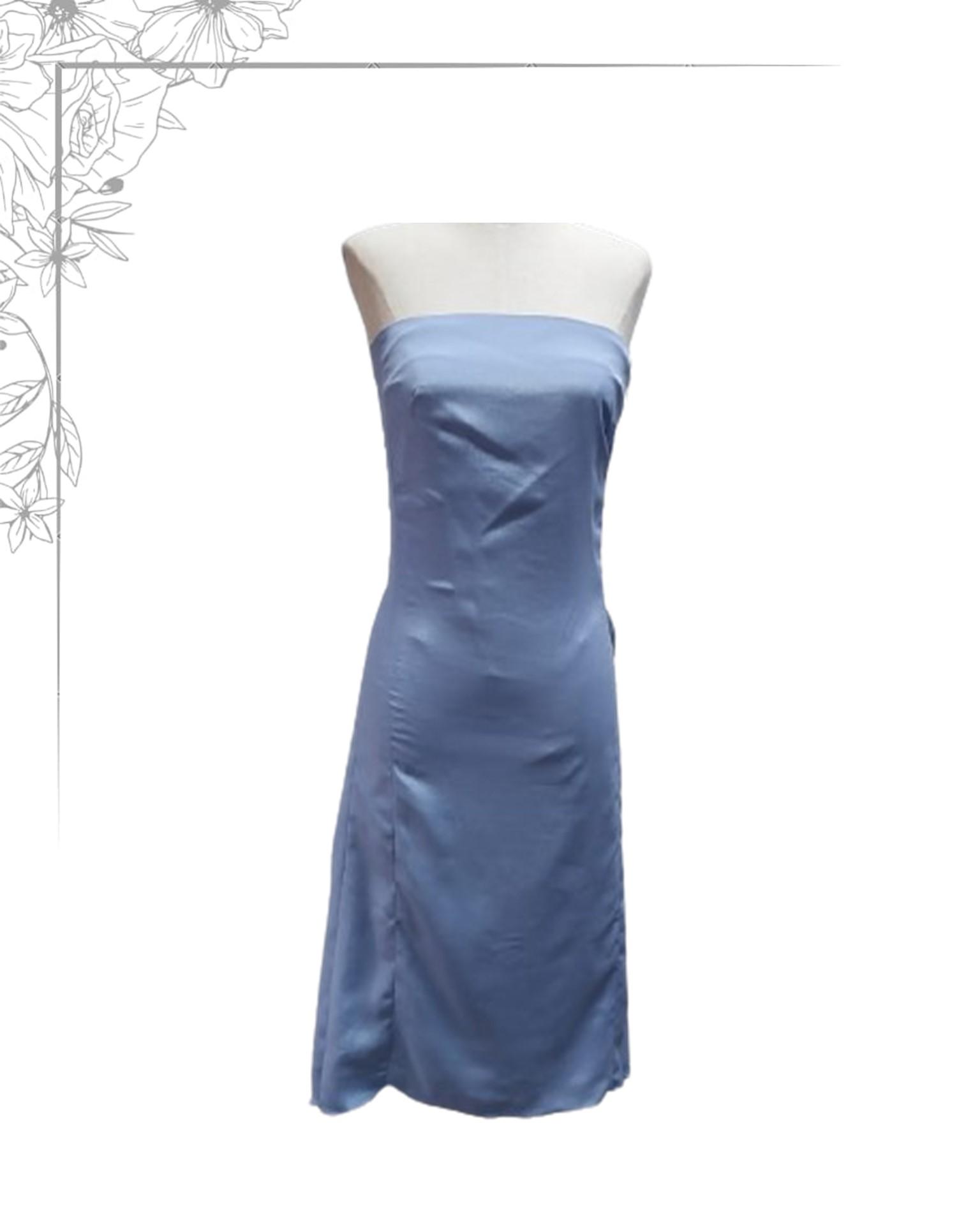 Blue cocktail dress