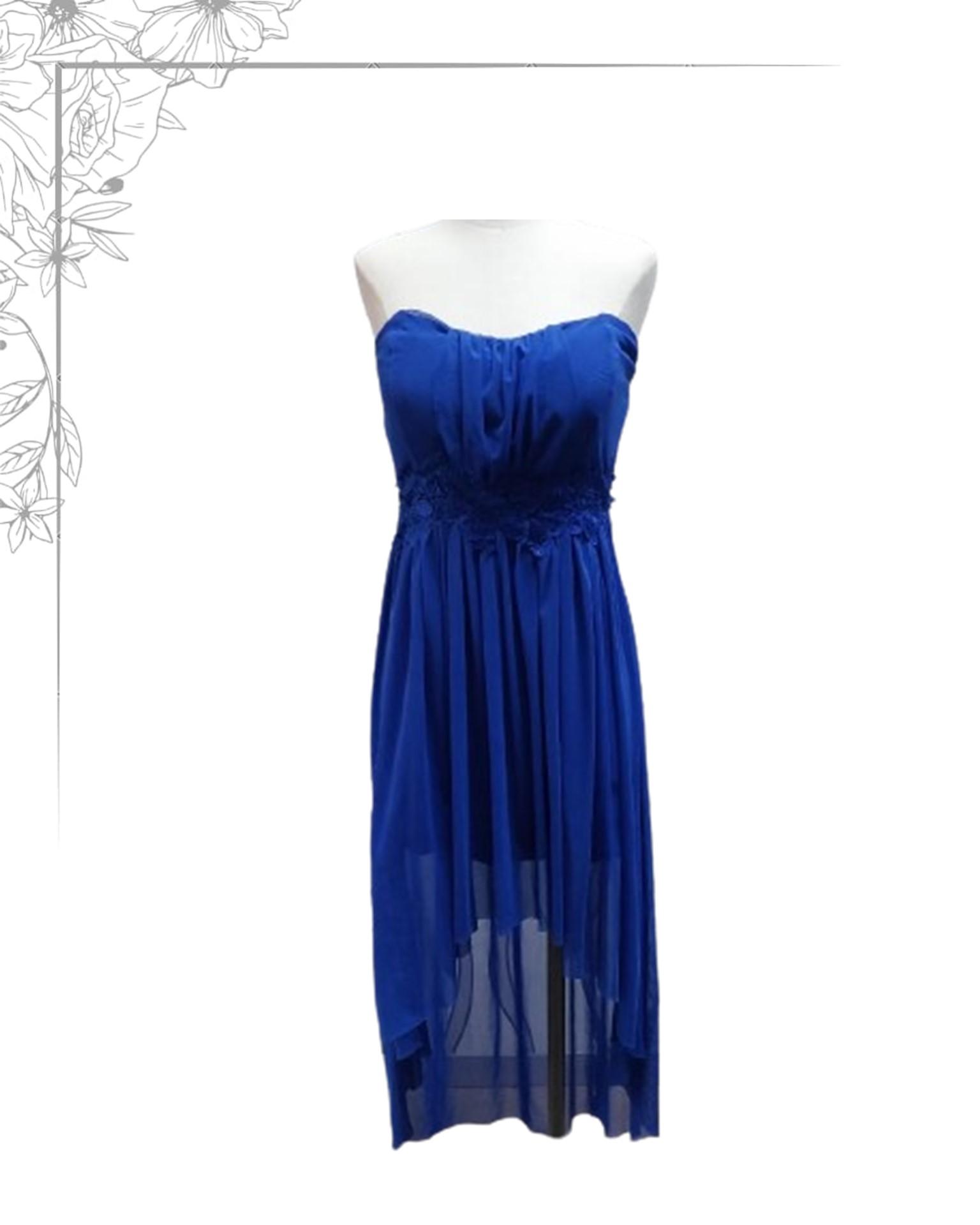 Blue cocktail dress