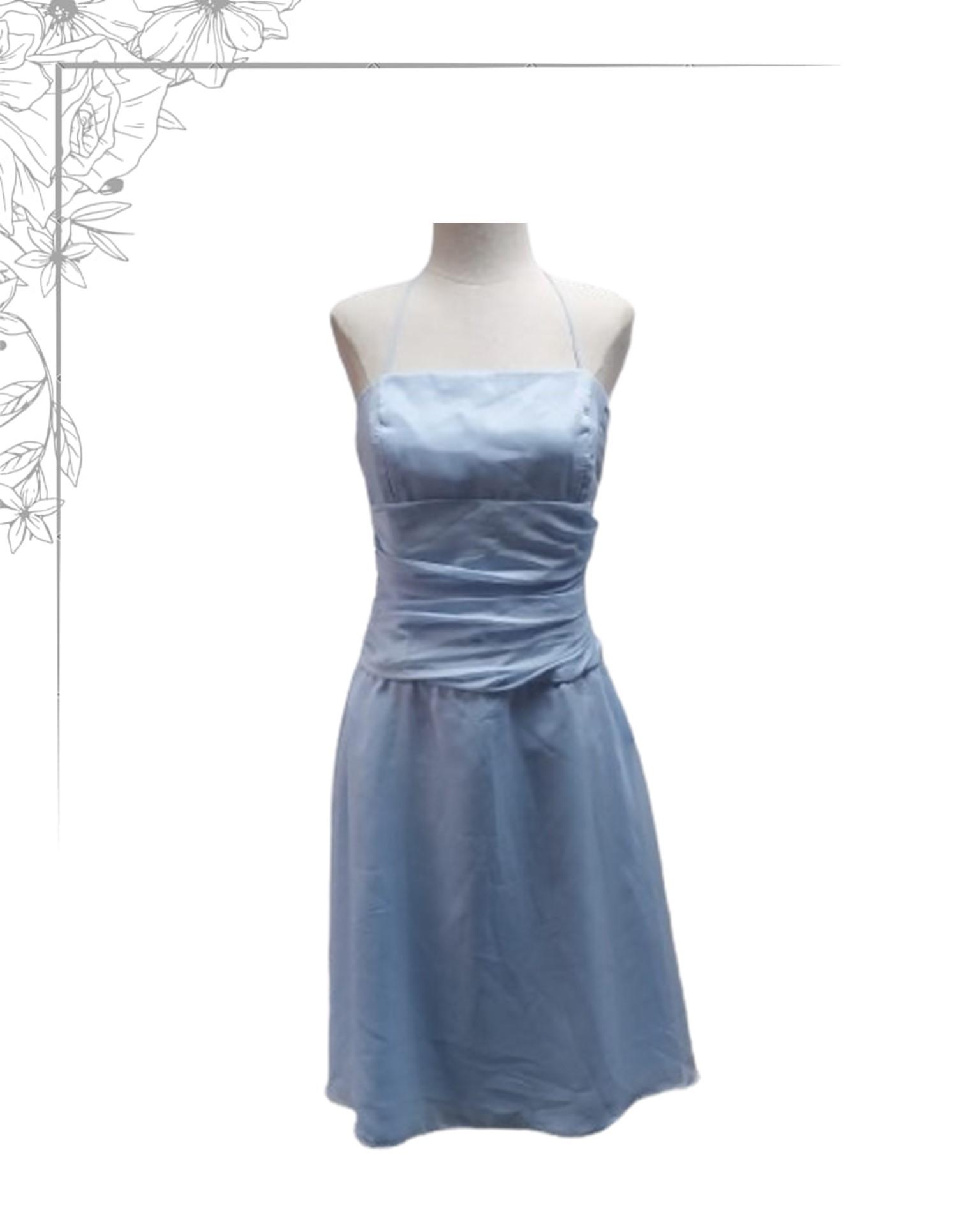 Blue cocktail dress