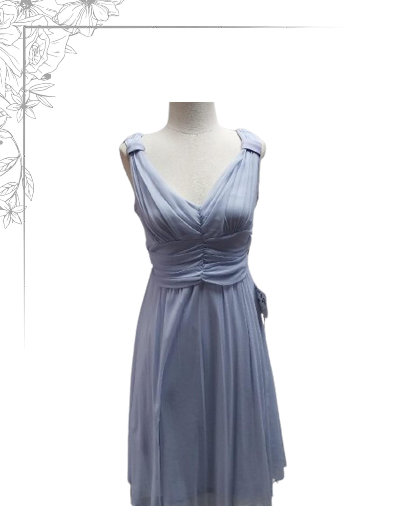 Blue cocktail dress