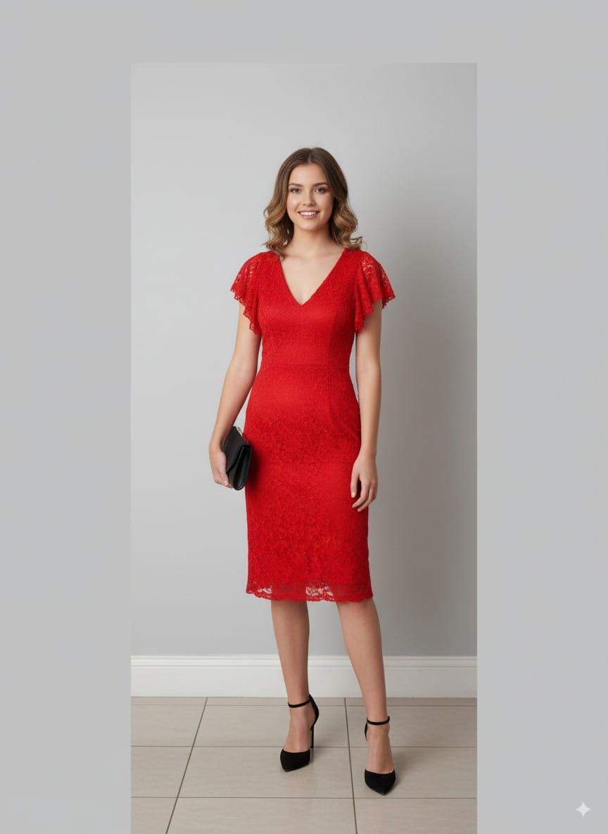 Kids red dress