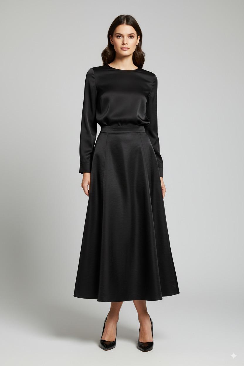 Black skirt