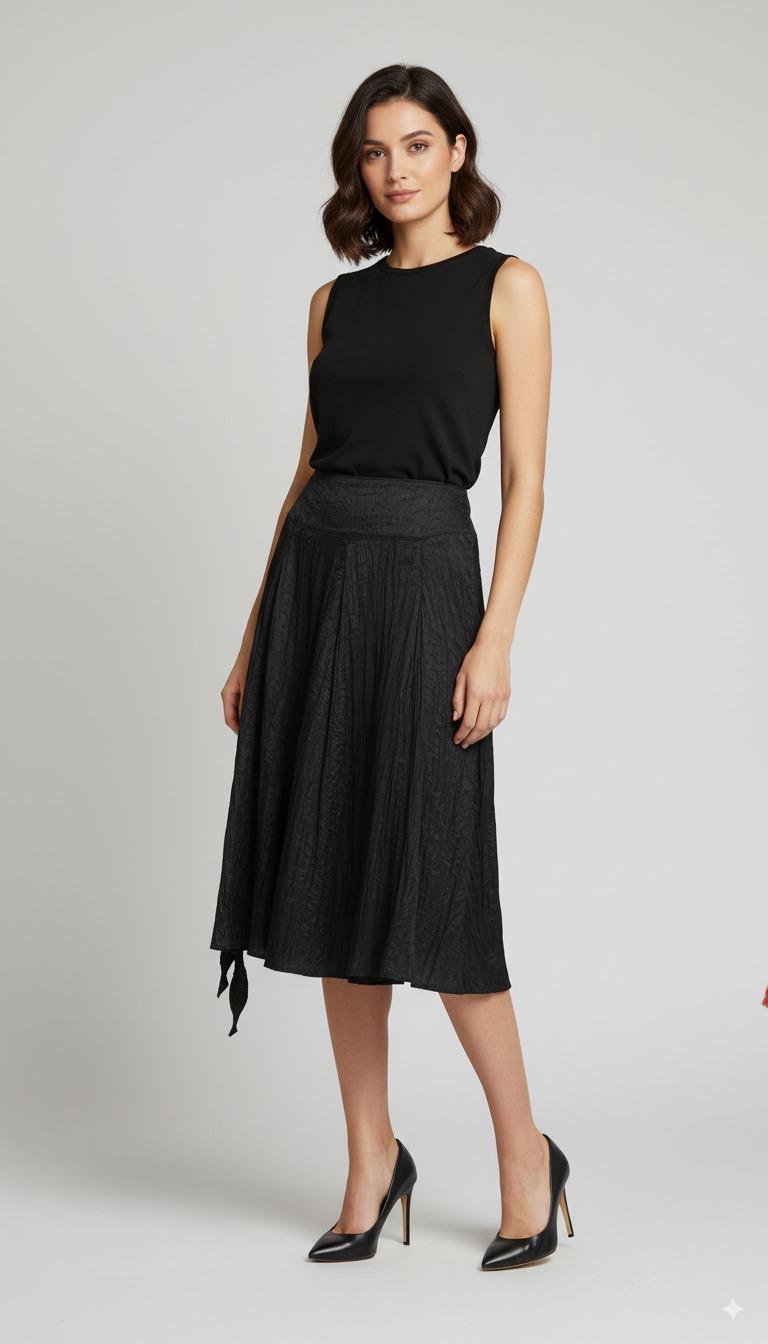 Black skirt