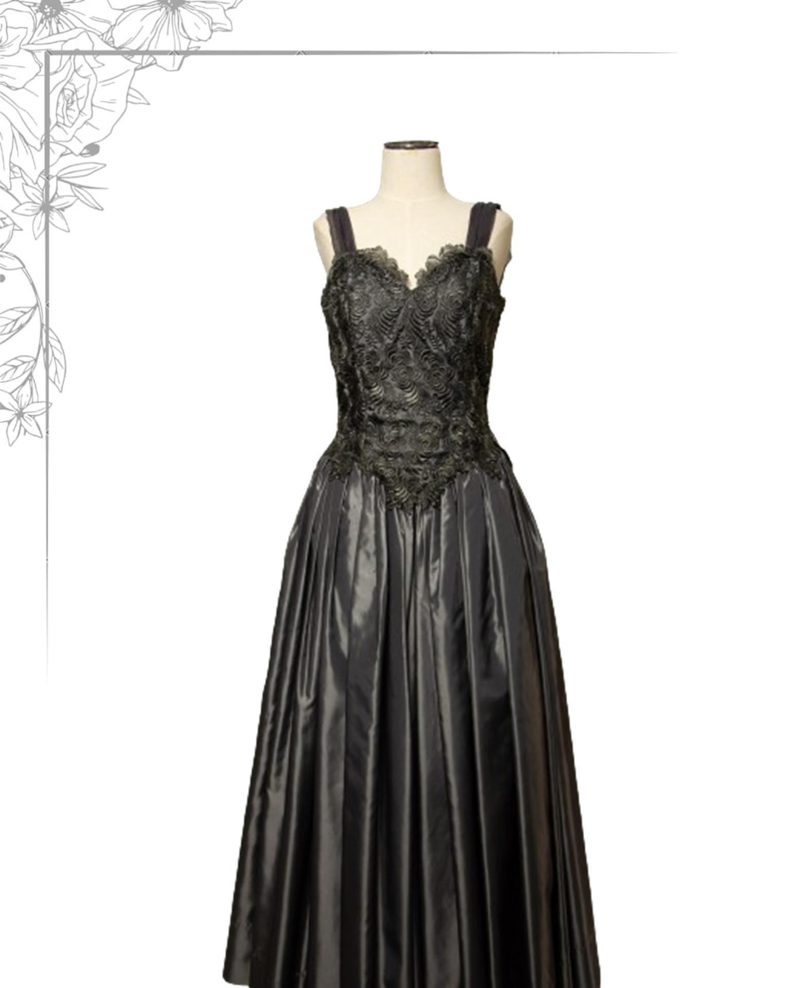 Silver floor length dress